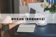 猪生肖运程（生肖猪运势大全）