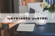 bg电子电子体育平台（gtv电子体育）