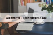 云南养殖种植（云南养殖种植什么最好）