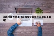 滴水观音养殖土（滴水观音养殖在家里好不好呀）